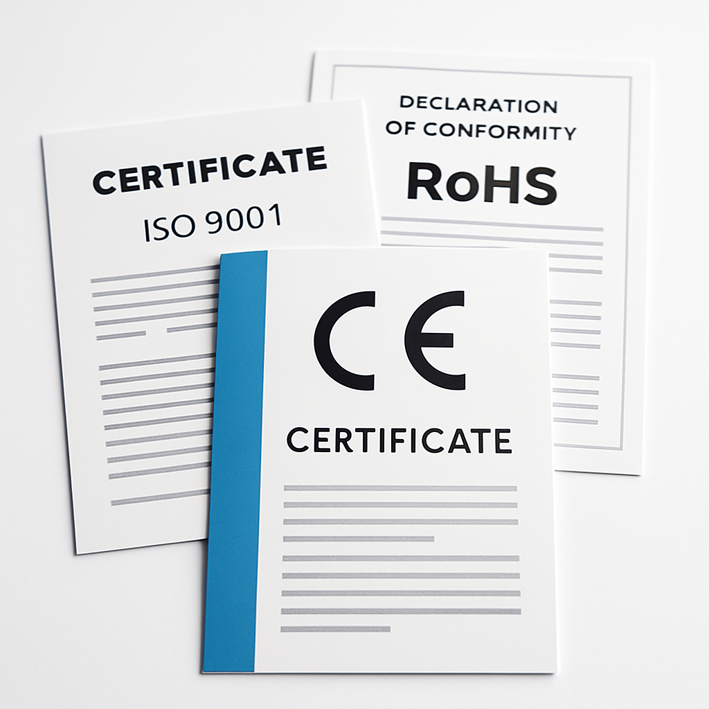 CE, ISO, RoHS Belgeleri Nedir? İhracatta Neden Bu Kadar Önemlidir?